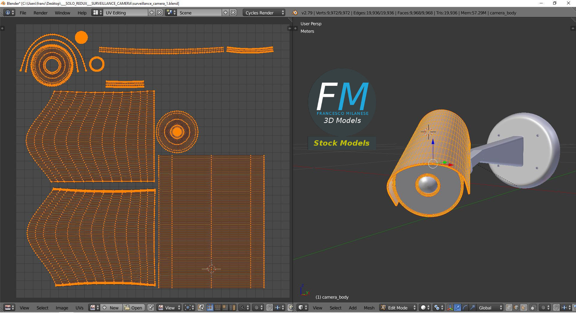 Surveillance camera 1 3D model_10