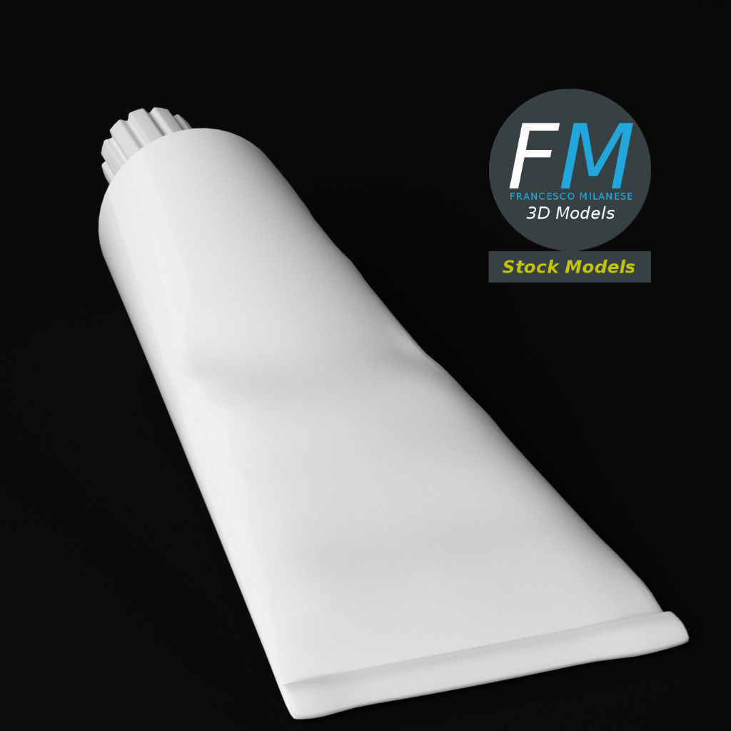 Toothpaste container 1 3D model_5
