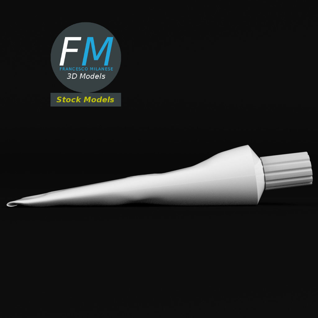 Toothpaste container 1 3D model_4