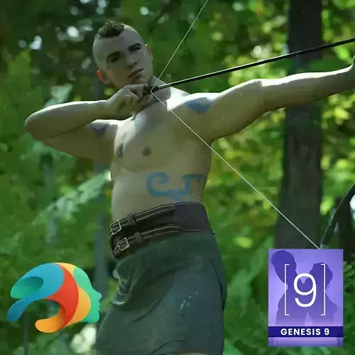 Pictish Outfit for Genesis 9