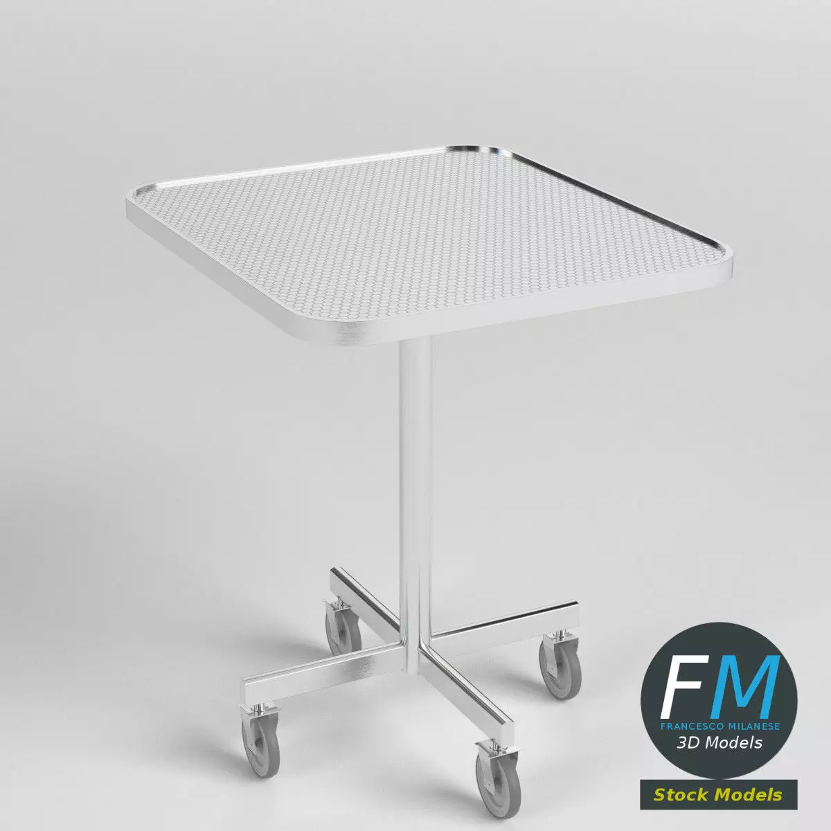 Trolley cart 1 3D model_0