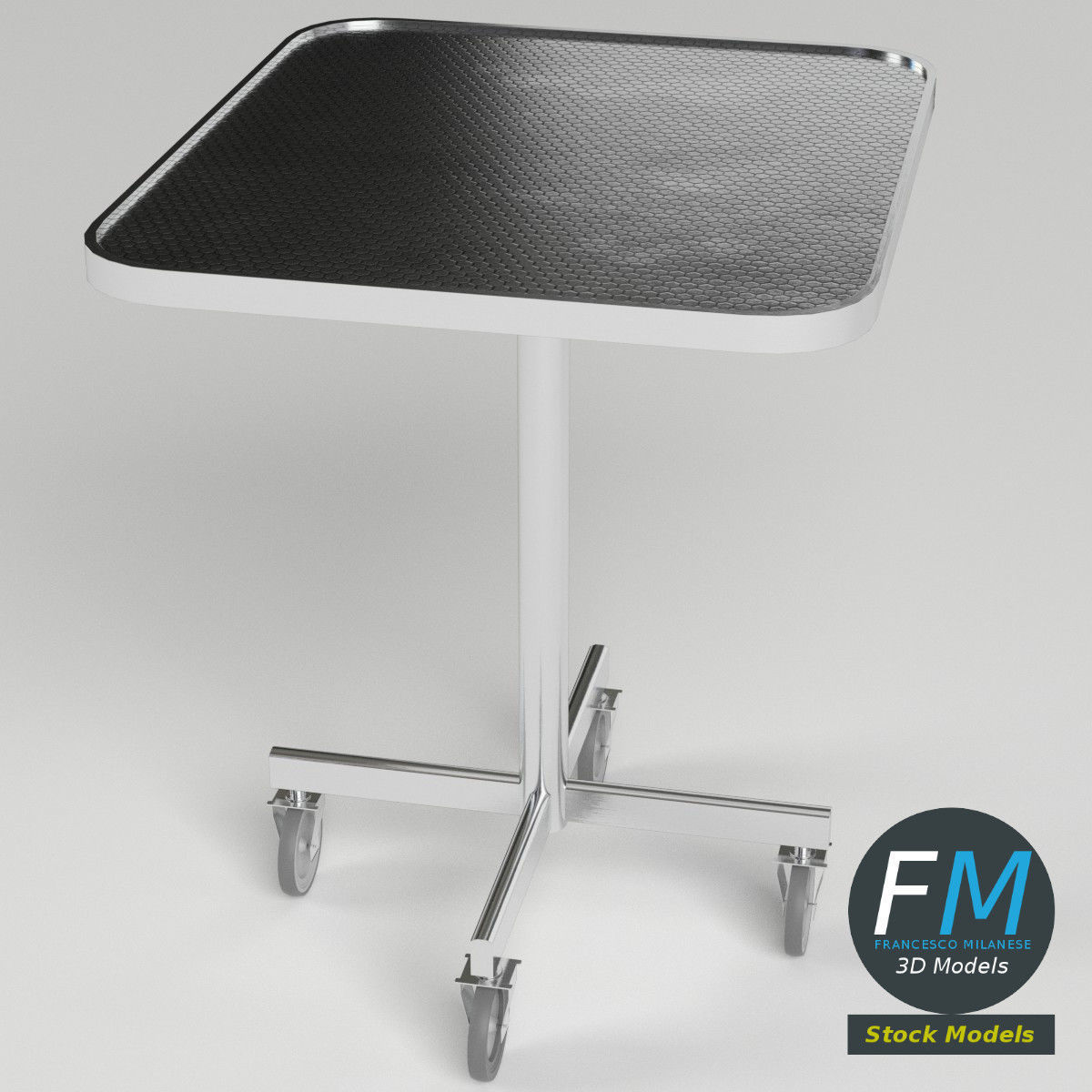 Trolley cart 1 3D model_2