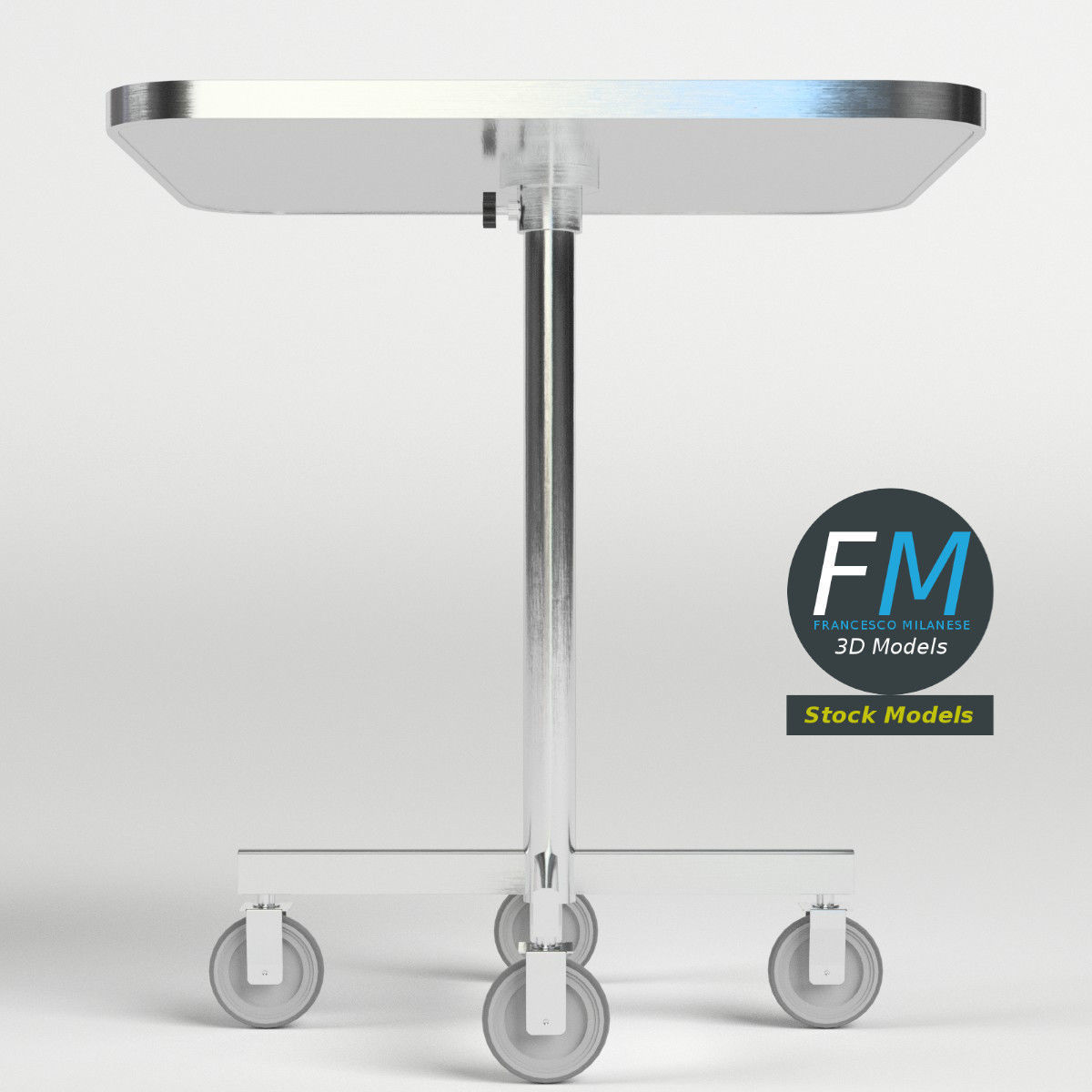 Trolley cart 1 3D model_4