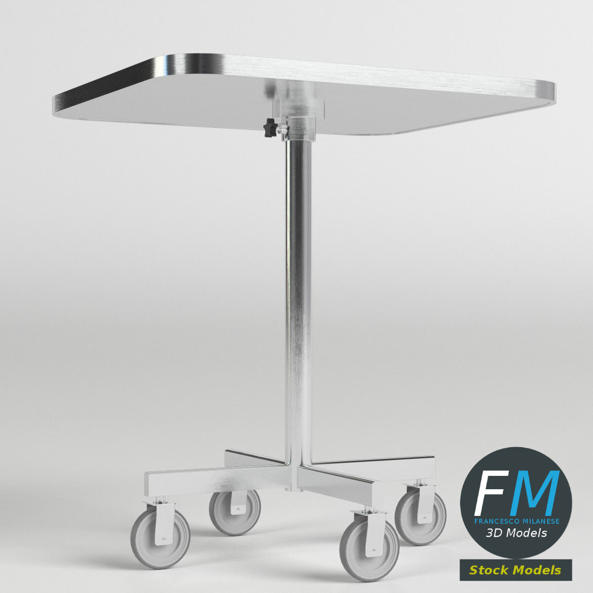 Trolley cart 1 3D model_3