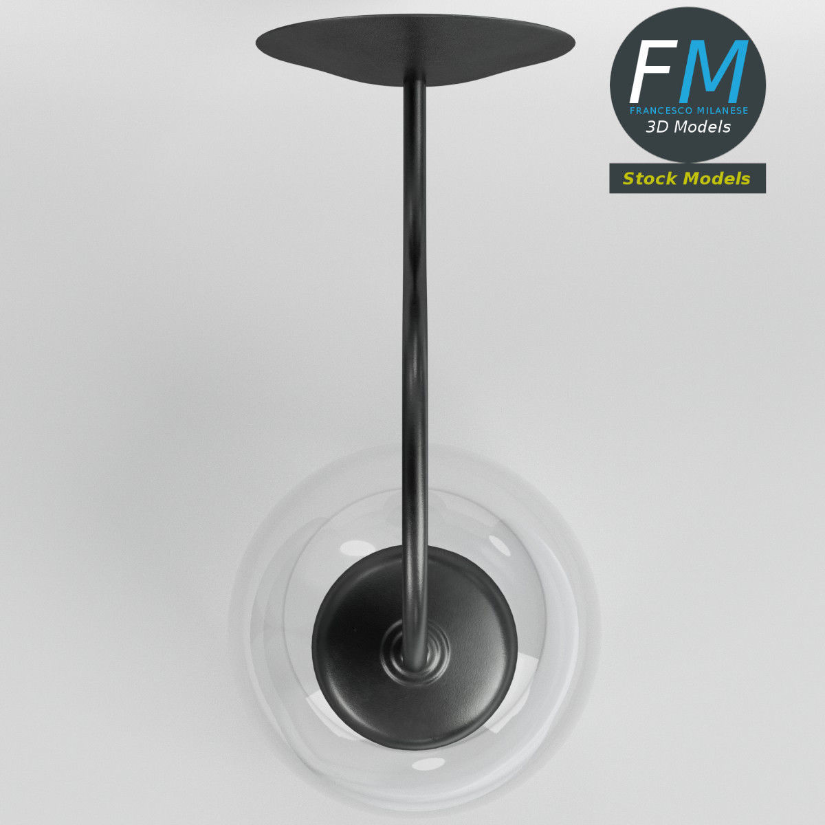 Wall light 1 3D model_6