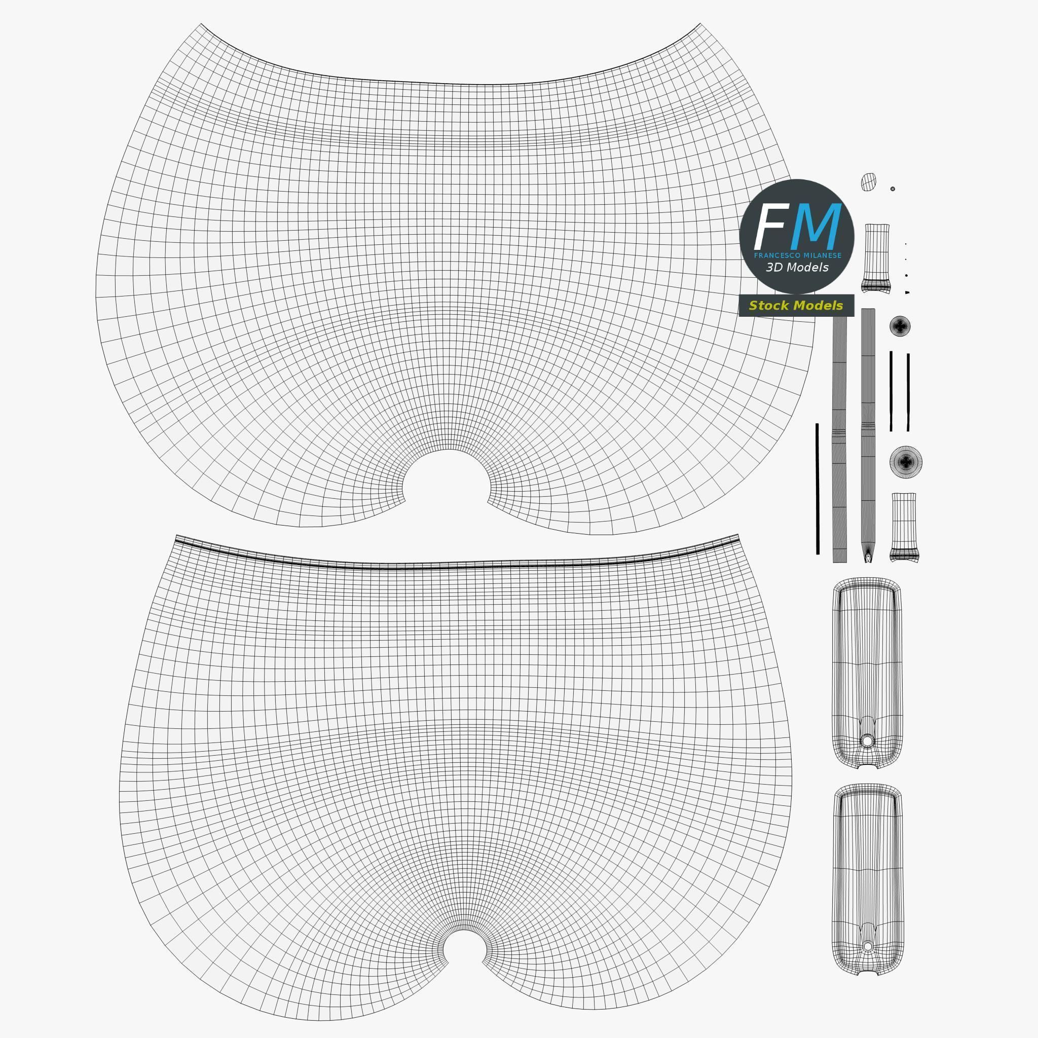 Wall light 1 3D model_13