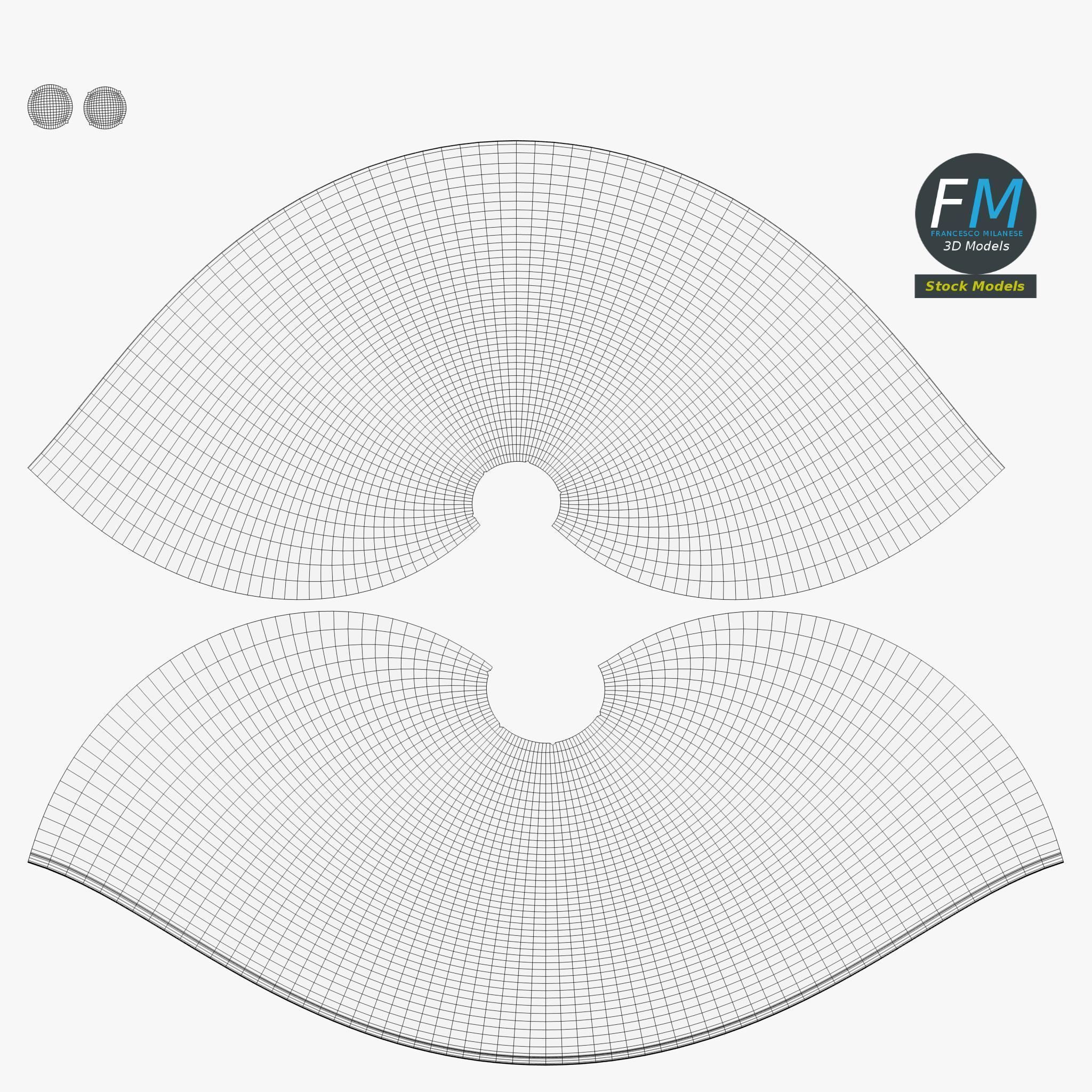 Wall light 1 3D model_12