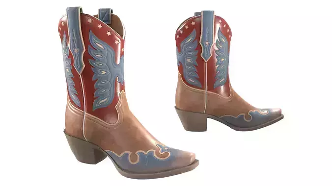 Eagle Star Cowboy Boots
