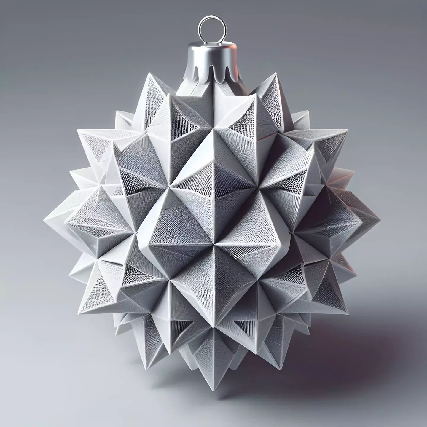 Geometric Starburst Christmas Ornament 3D print model