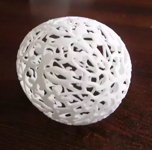 Oriental Easter Egg 3D print model