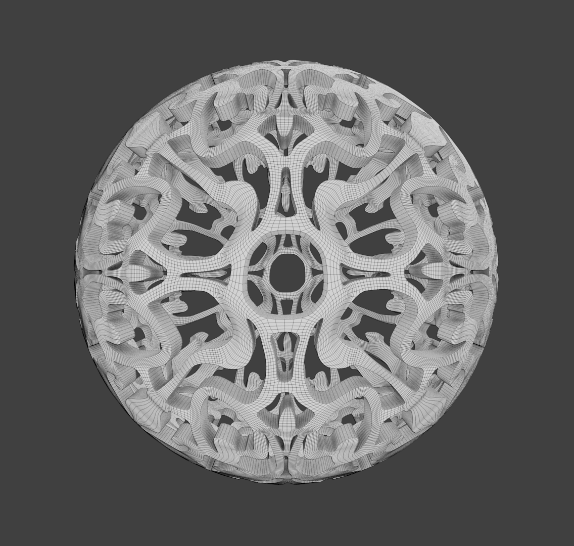 Oriental Easter Egg 3D print model_7