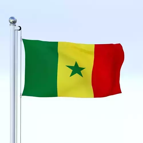 Animated Senegal Flag