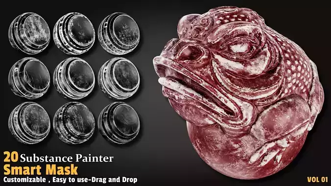 Edge Dirt Smart Mask Substance 3d Painter