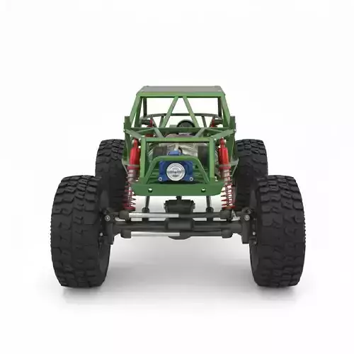 RC Rock Crawler Off Road Buggy Chassis Low-poly 3D model 3