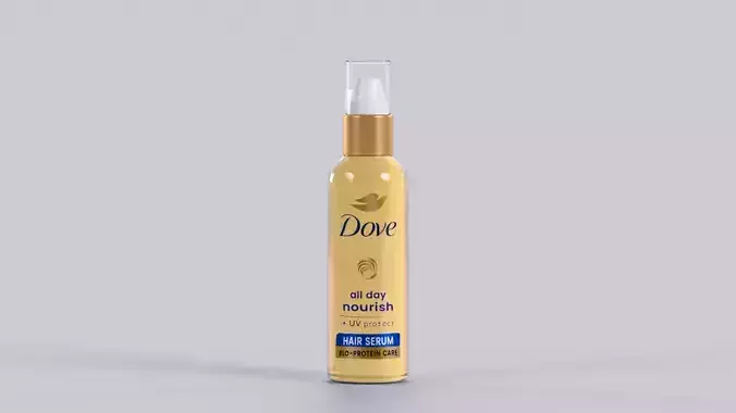 Dove Hair Serum Bottle