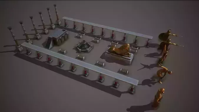 Roman-Greek Statue Pack