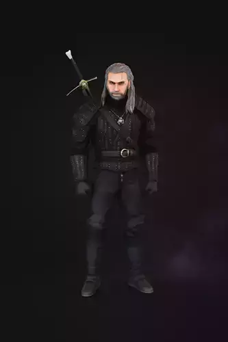 the witcher Geralt of Rivia Dark Fantasy