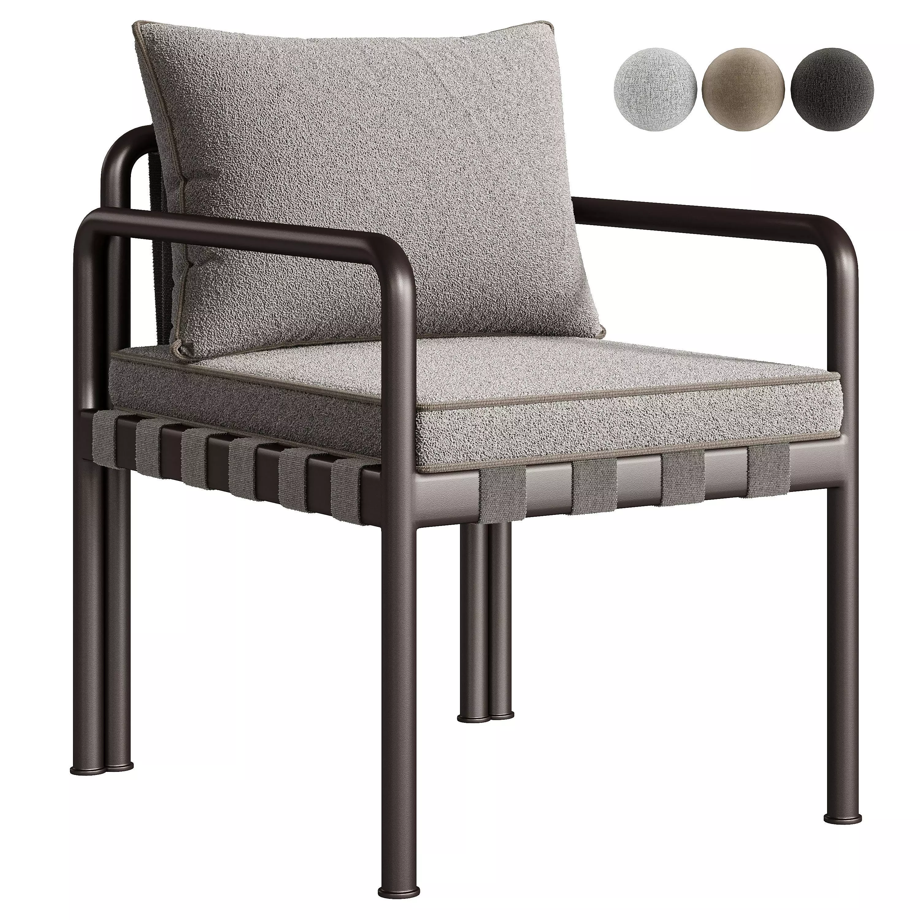 Parker Dining Chair-Harbour 3D model