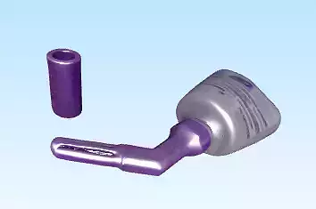 Angled Greaser with cap for LMU8 bearings