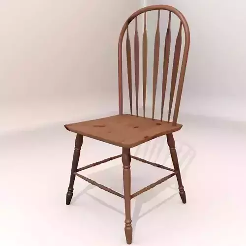 3D Model Windsor Side Chair