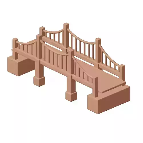 Plastic Premium Suspension Bridge Toy