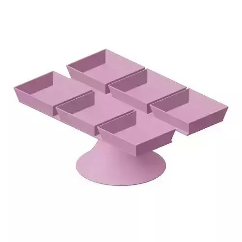 Plastic Kitchenware Serving Stand Toy