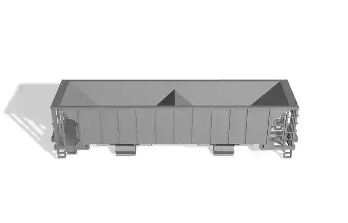 HO Greenville H-46 MOW Ballast Hopper