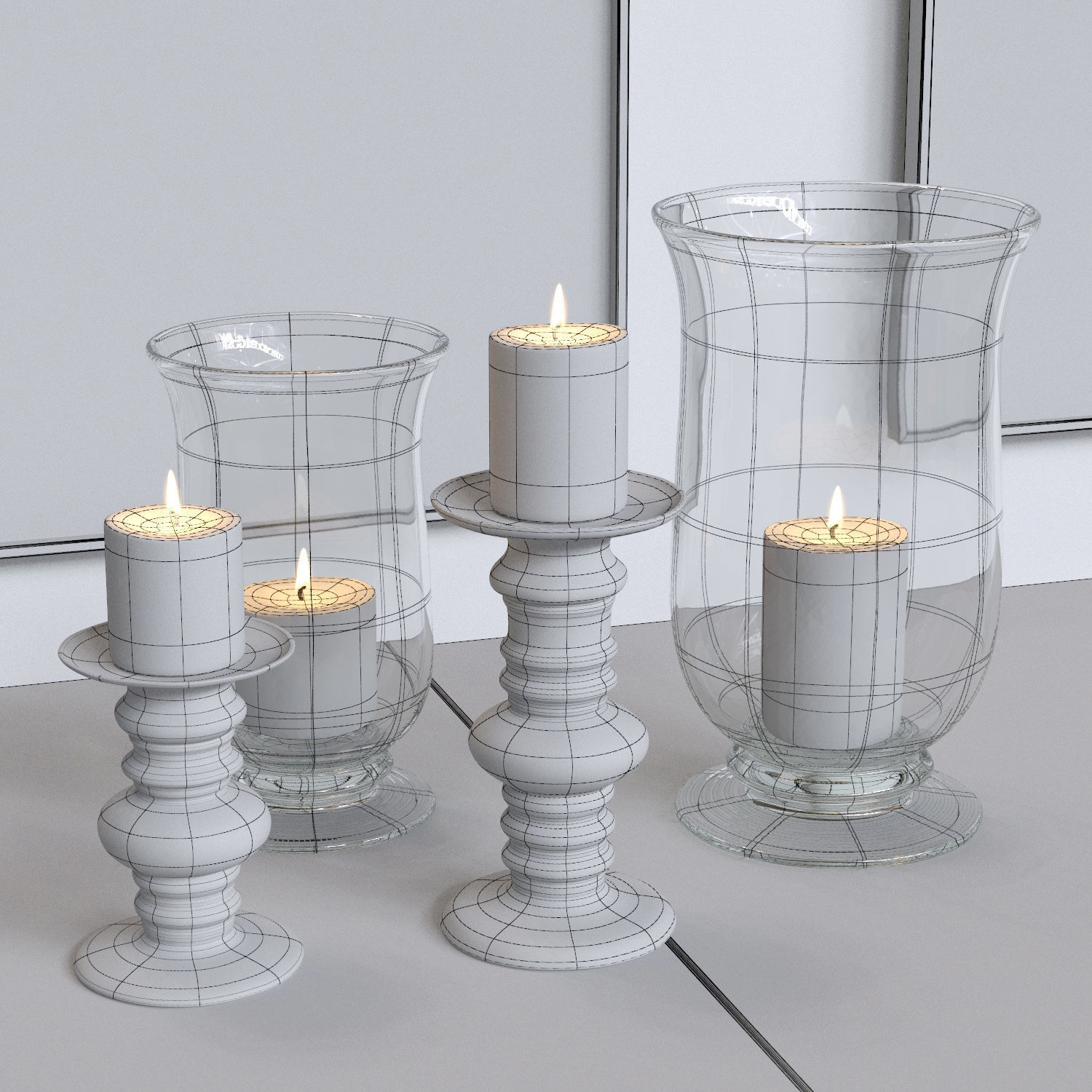 Cecelia Armchair and Winnetka Table 3D model_5