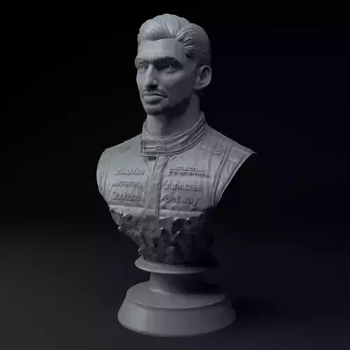Carlos Sainz JR F1 Premium 3D Bust STL