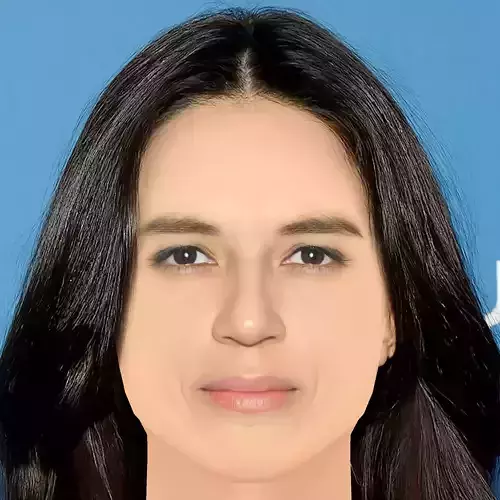 Michelle Rodriguez Head - No Hair - Low poly head for game