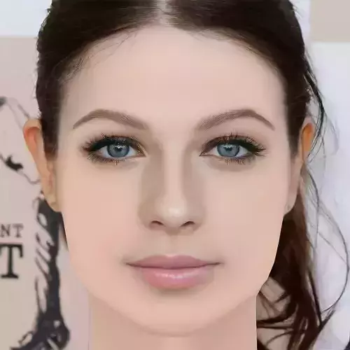 Michelle Trachtenberg Head - No Hair - Low poly head for game