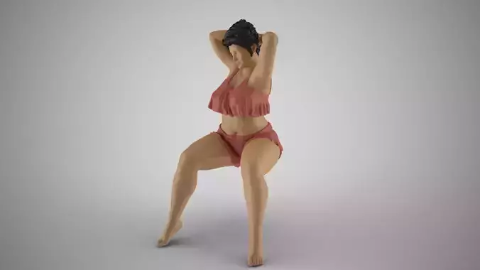 Woman in front of Mirror