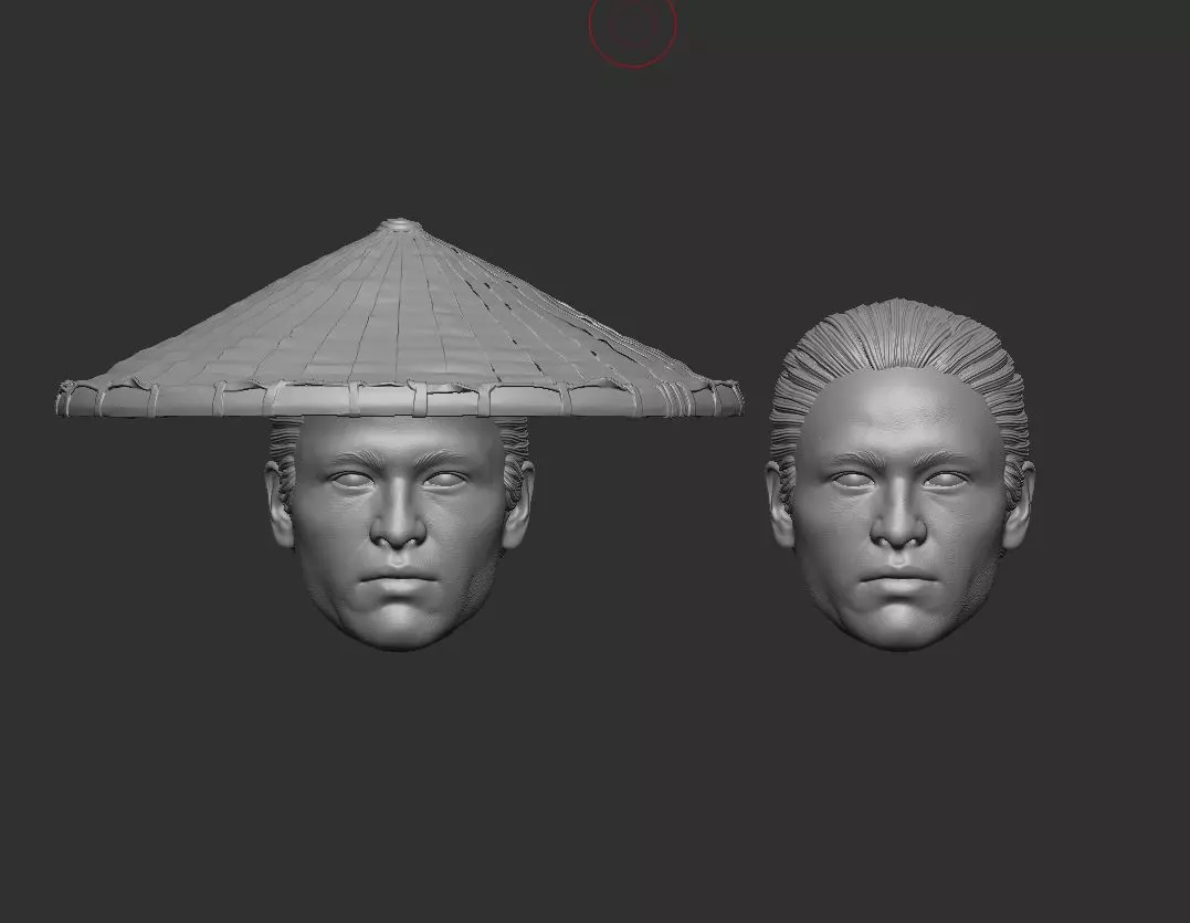 MK1 Raiden Headsculpt for Action Figures 3D print model