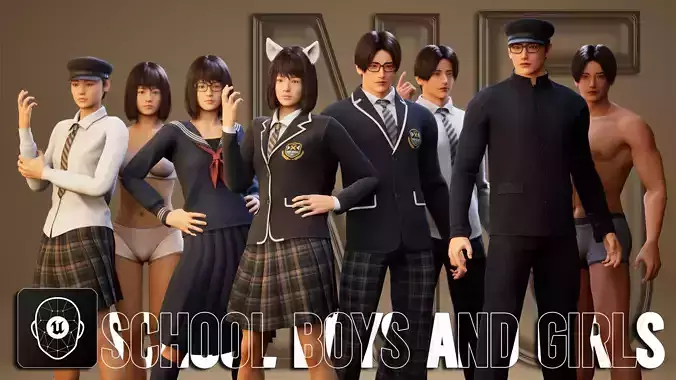 N5 School Boys and Girls