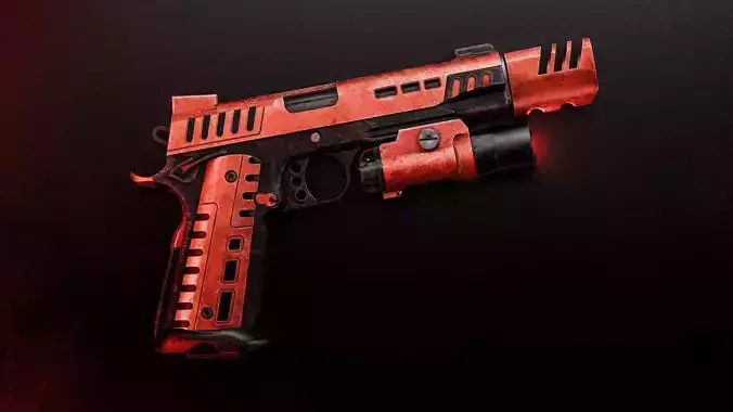 Custom 1911 - FPS Weapon Asset 3D model