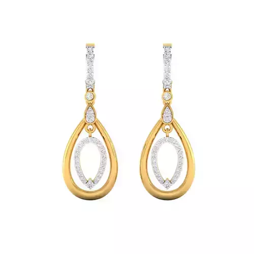 Women Earring Render 3dm STL SLC JCD OBJ FBX Details 