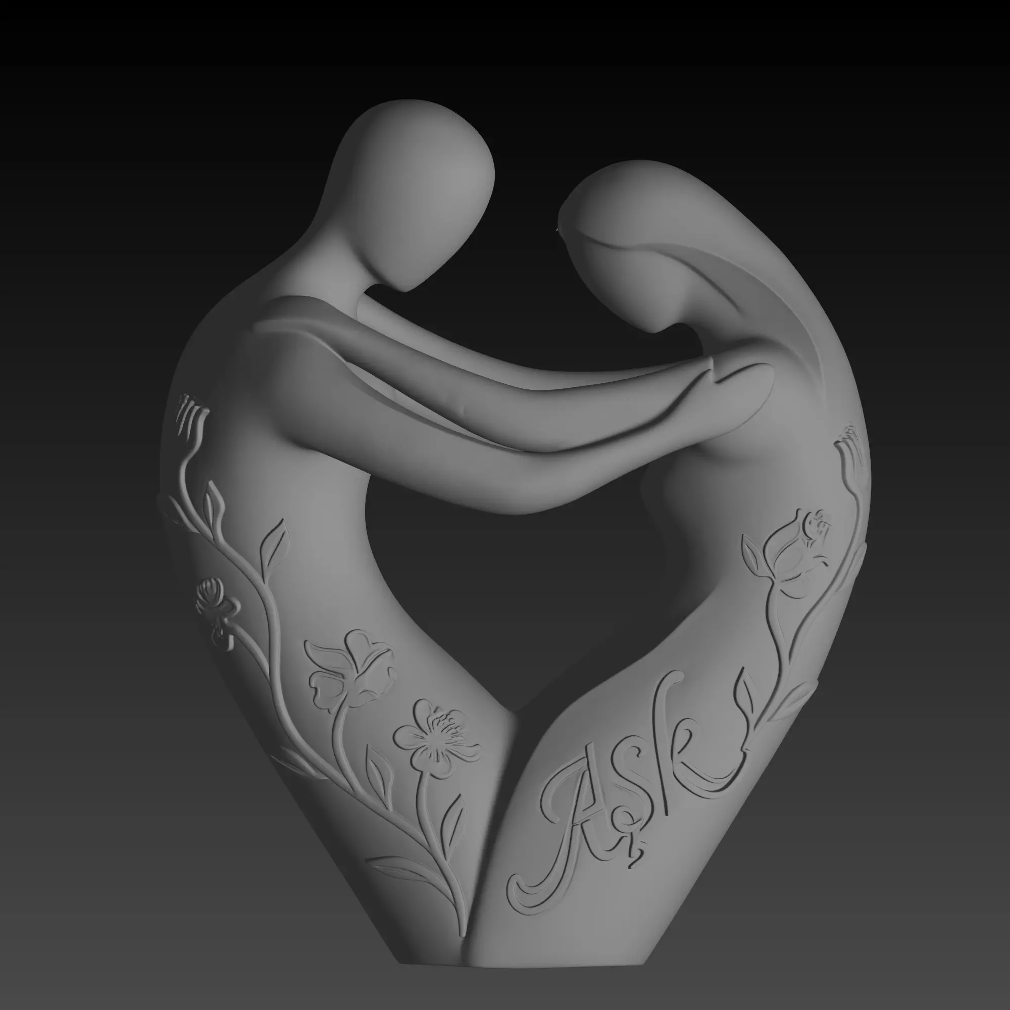 valentines day model 3D print model