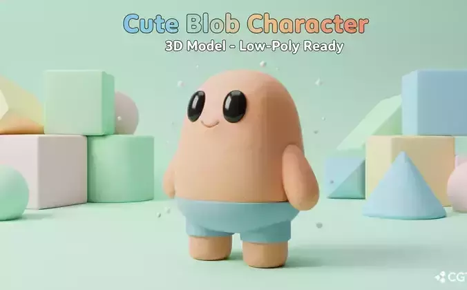 Blubbo  Cute Clay  Style Creature 