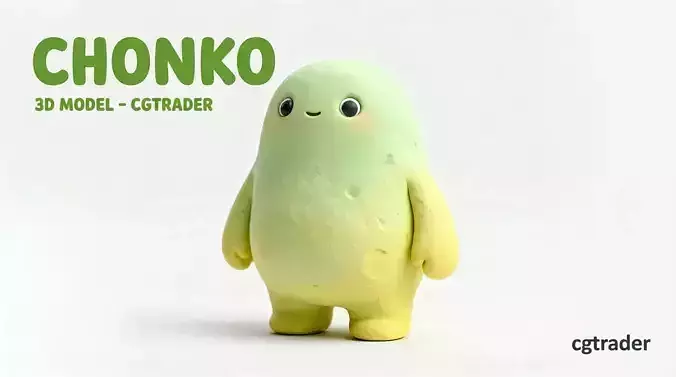 Chonko  Cute Chubby Clay Style Creature