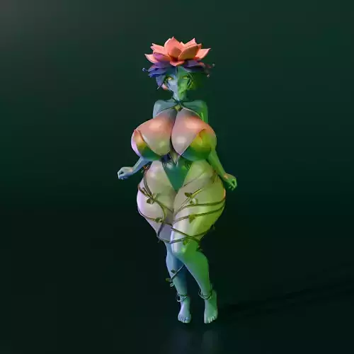 Anime Plant Girl