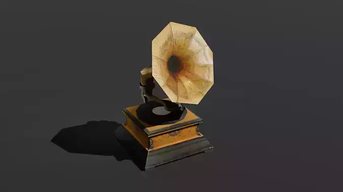 PSX - PS1 - Gramophone - Low Poly