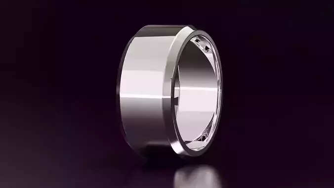 Mens wedding band N15 10mm EU60