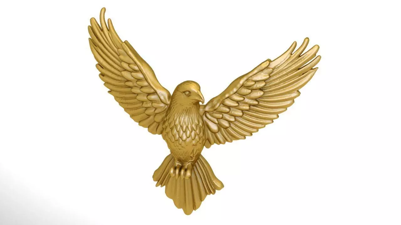 Eagle suitable for pendant 3D print model