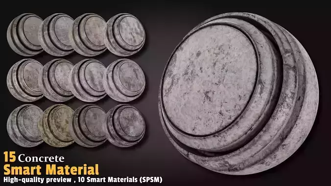 Concrete Smart Material Substance 3d Painter