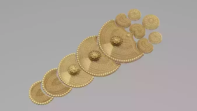 Multipieces huge kurdish chest cover part