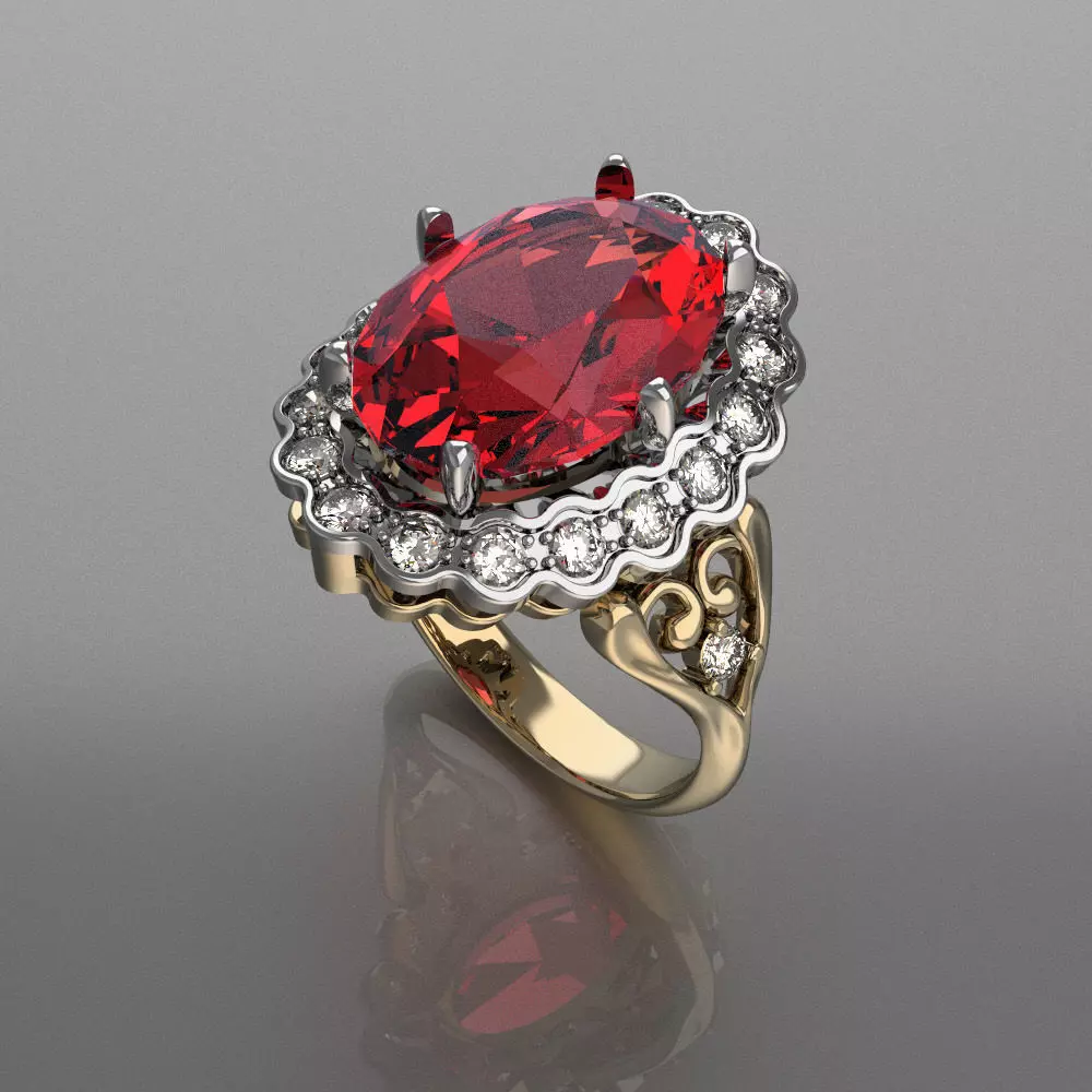 Ring for Womens 3D print model_0