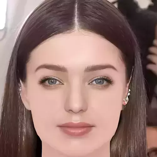 Miranda Kerr Head - No Hair - Low poly head for game