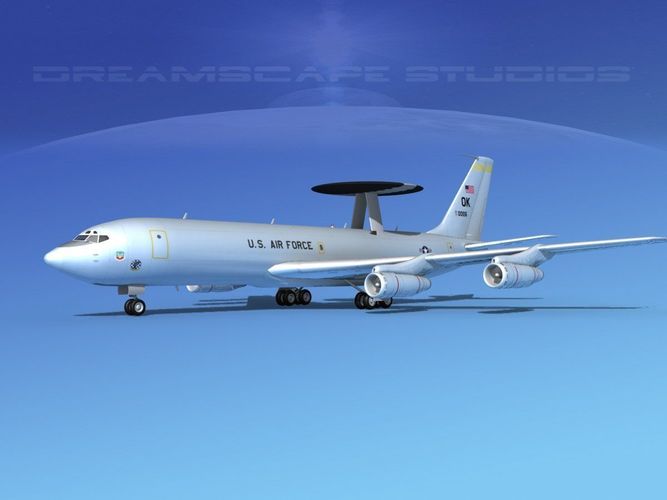 Boeing E-3B Sentry USAF 1 3D model