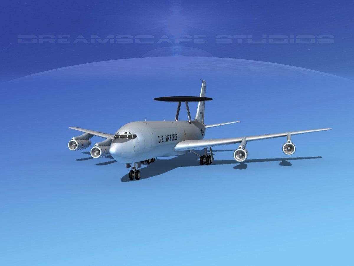 Boeing E-3B Sentry USAF 2 3D model_1