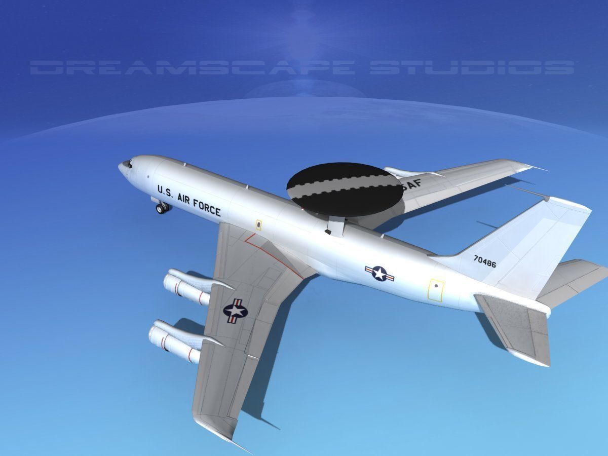 Boeing E-3B Sentry USAF 2 3D model_8
